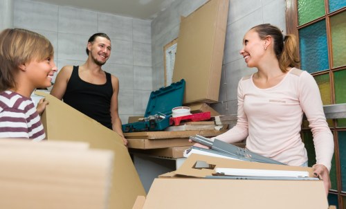 House movers helping with a local residential move in Dartmouthpark