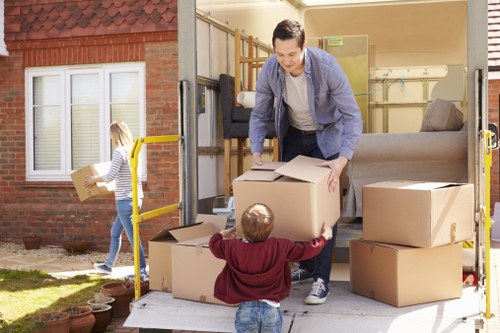 Furniture and box loading for a Dartmouth Park house move