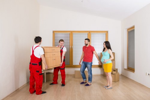 Booking confirmation and payment terms for a removals service