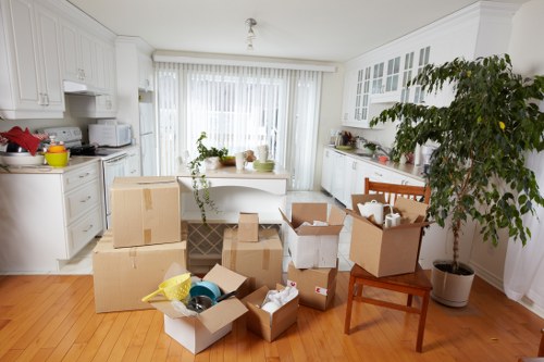 Furniture protection and careful handling during a home move